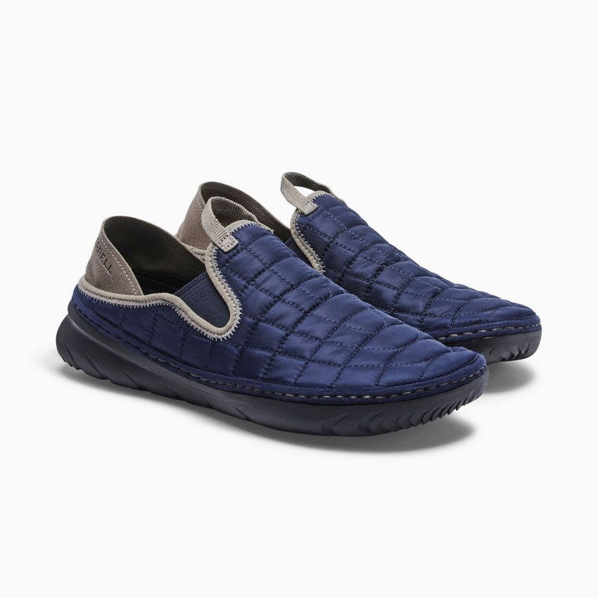 Chaussure Casual Merrell Hut Moc Bleu Marine Homme | X.M.MOLC